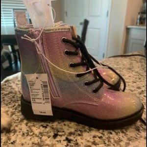 High top, rainbow shoes